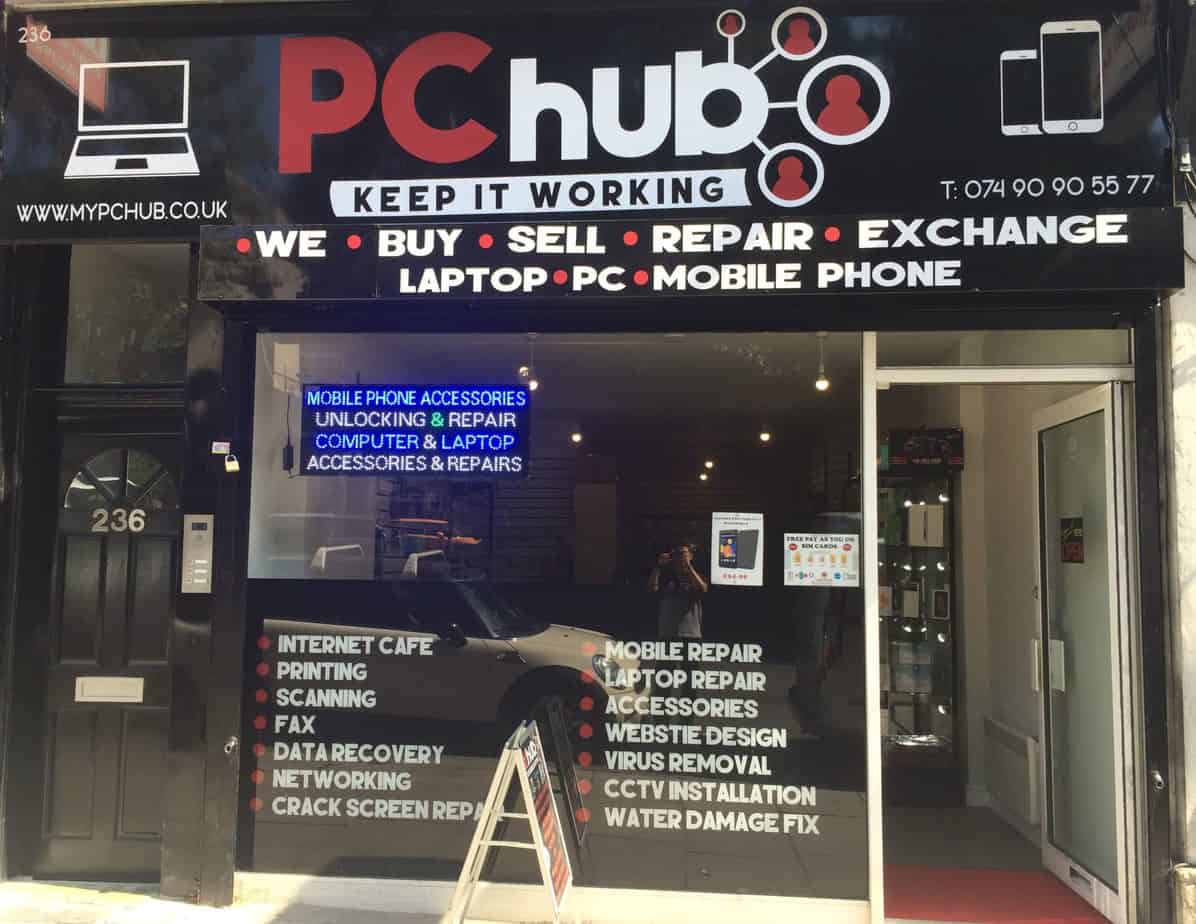 PCHUB Laptop PC Desktop iPhone Repair London